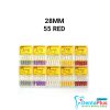 H Files - 6pcs/pkt - 28-mm - 55-red