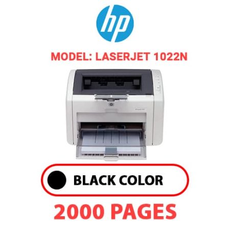 HP LaserJet 1022n -  BLACK TONER