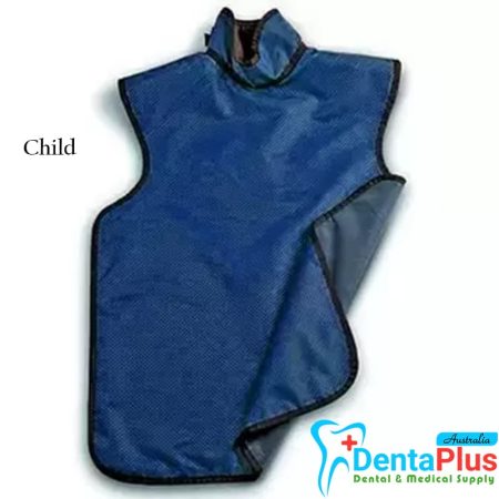 XRay Lead-Free Protective Bib Apron with Attached Collar-Flow - Child