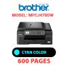 BROTHER MFCJ470DW PRINTER - CYAN INK
