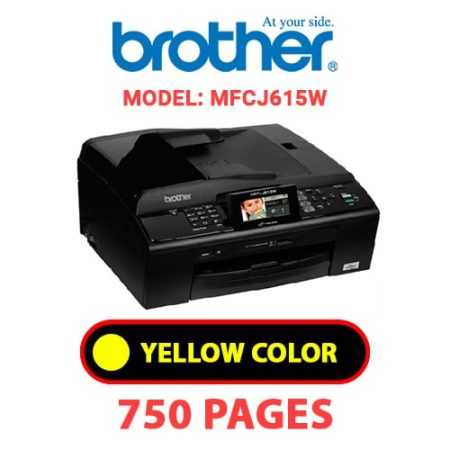 BROTHER MFCJ615W - YELLOW INK