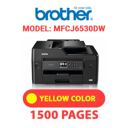 BROTHER MFCJ6530DW PRINTER - YELLOW INK