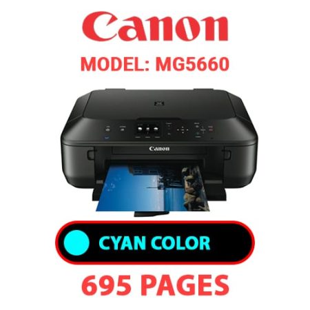 CANON MG5660 PRINTER - CYAN INK