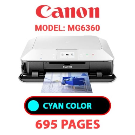 CANON MG6360 PRINTER - CYAN INK
