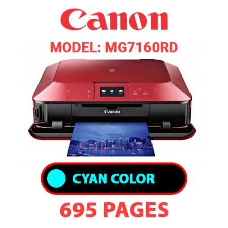 CANON MG7160RD PRINTER - CYAN INK