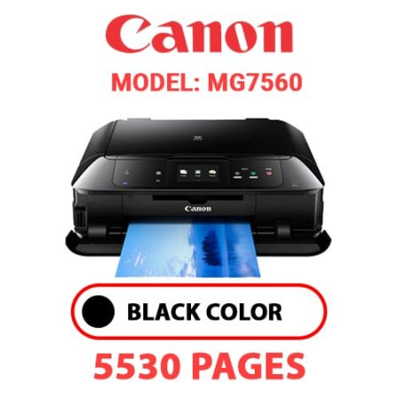 CANON MG7560 PRINTER - BLACK INK