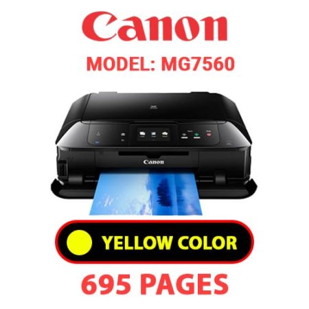 CANON MG7560 PRINTER - YELLOW INK