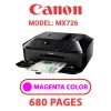 CANON MX726 PRINTER - MAGENTA INK