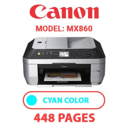CANON MX860 PRINTER - CYAN INK