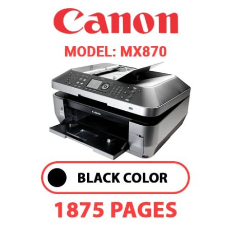 CANON MX870 PRINTER - BLACK INK