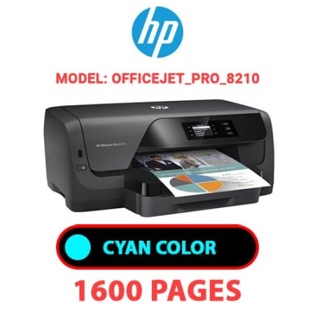 HP OfficeJet_Pro_8210 - CYAN INK