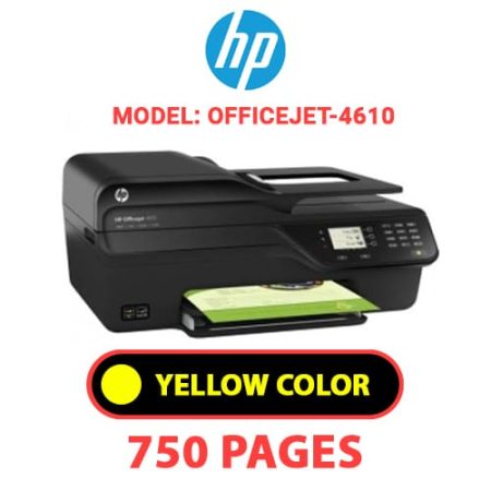 HP Officejet_4610 - YELLOW INK