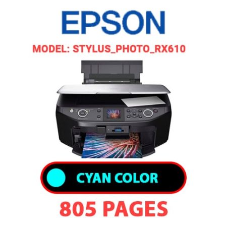 EPSON STYLUS_PHOTO_RX610 - CYAN (BLUE) INK