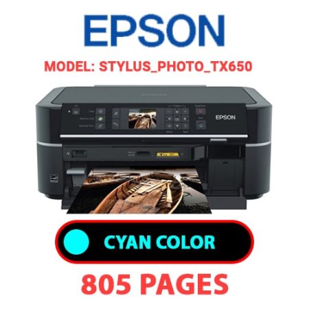 EPSON STYLUS_PHOTO_TX650 - CYAN (BLUE) INK