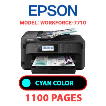 EPSON Workforce_7710 - CYAN INK
