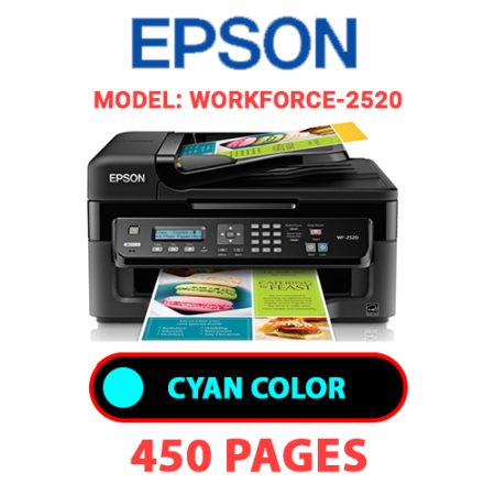 EPSON Workforce-2520 PRINTER - CYAN INK