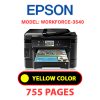 EPSON Workforce_3540 - YELLOW INK