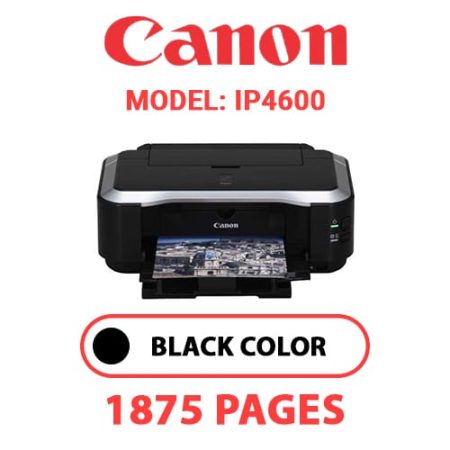 CANON iP4600 PRINTER - BLACK INK