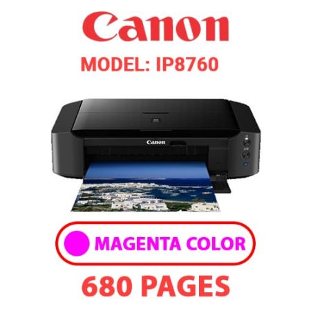 CANON iP8760 PRINTER - MAGENTA INK