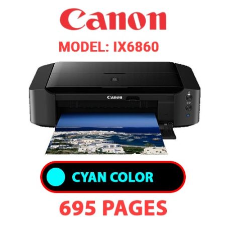 CANON iX6860 PRINTER - CYAN INK