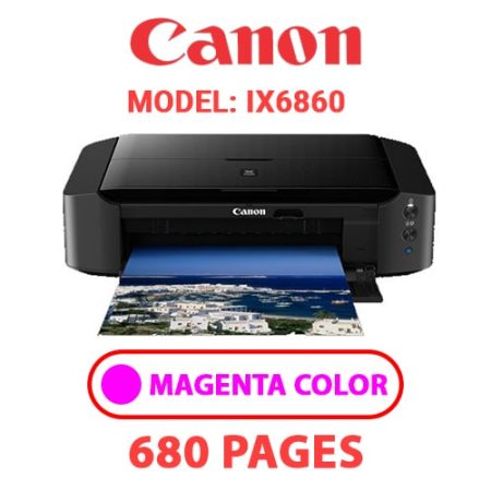 CANON iX6860 PRINTER - MAGENTA INK