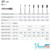 Diamond Burs Pear ISO: 237-830 MDT #10Pcs/Box