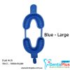 Disposable Fluoride Trays - Dual Arch (50x2 - 100Arch/pkt) - blue-large