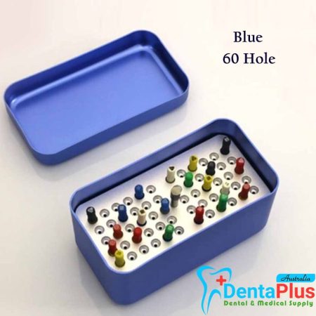 Endo Box – Endo File Stand 60 holes - Root Canal File #Each - Blue
