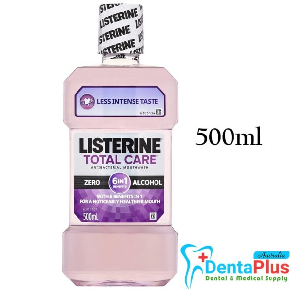 Listerine Total Care Zero Alcohol Mouthwash 500ml.