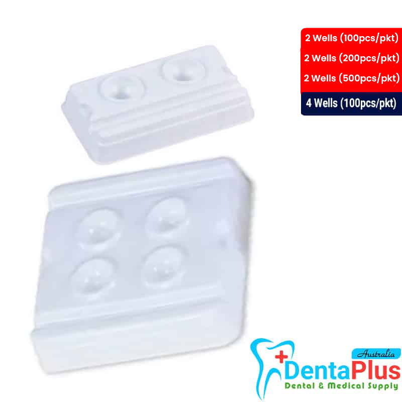 Dental Disposable Mixing Wells (2 Wells And 4 Wells)
