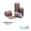 Coban Elastic Cohesive Bandage Roll – Self-Adherent, Latex-Free Medical Wrap - 15cm-x-2m-roll